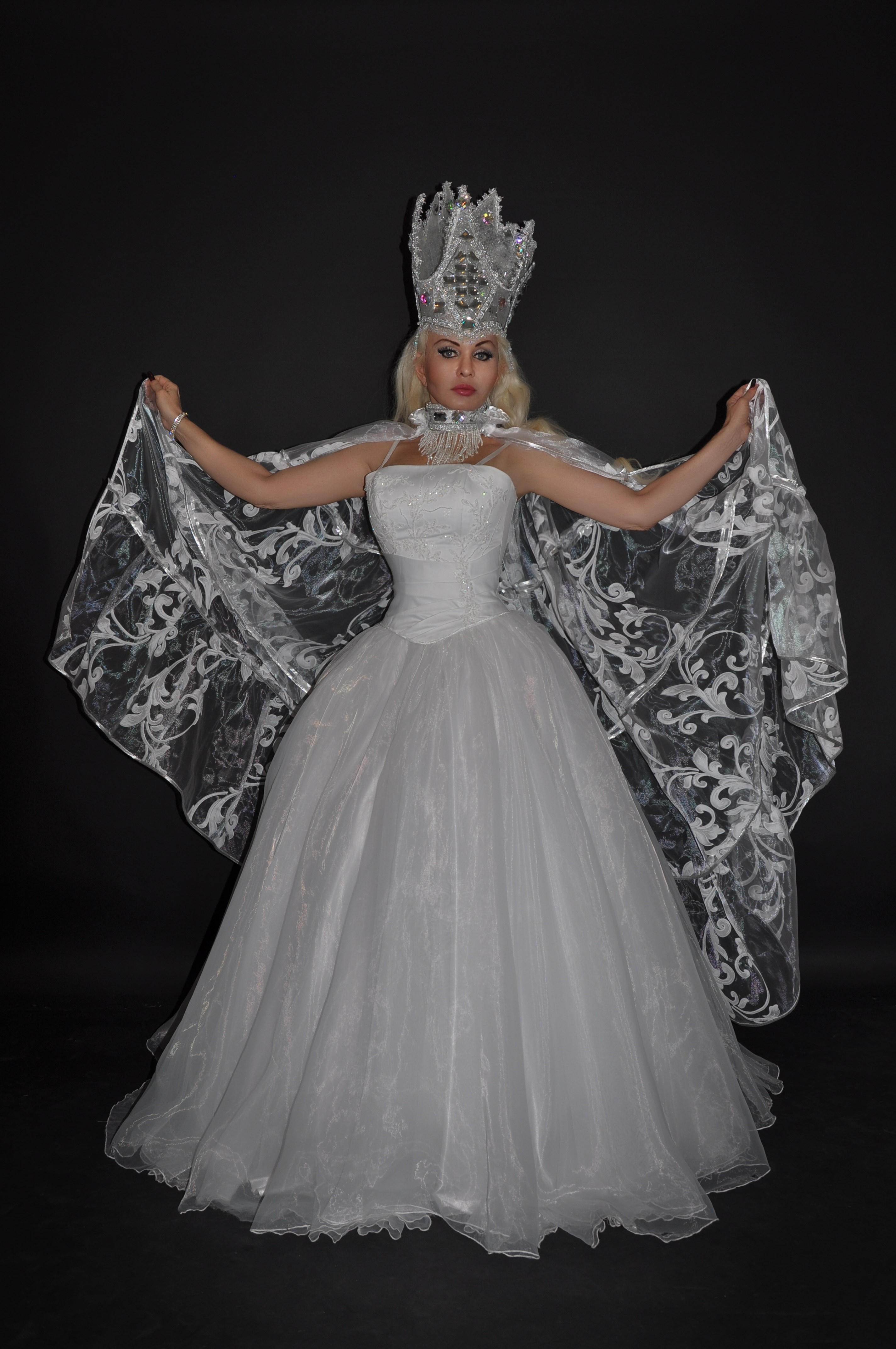 Коломбина костюм снежной королевы